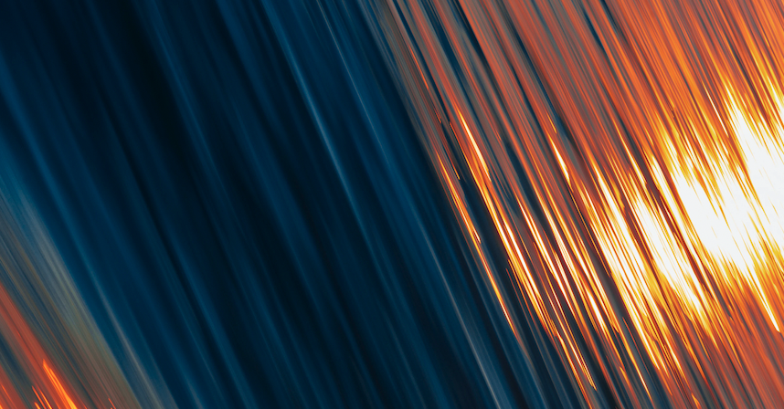 An abstract wave of colors